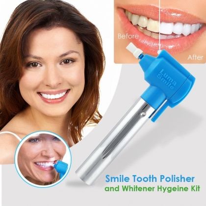 Уред за почистване, избелване и полиране на зъби WHITE SMILE