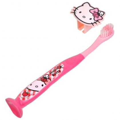 Детска четка за зъби с капаче Hello Kitty