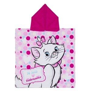 Хавлиена кърпа с качулка - пончо котето Мари