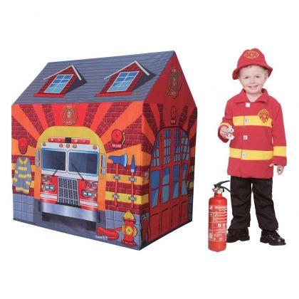 Детска Палатка / къща за игра Пожарна 