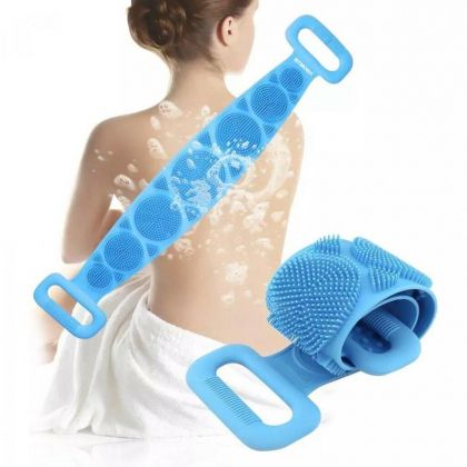 Иновативна ексфолираща масажираща силиконова гъба за баня