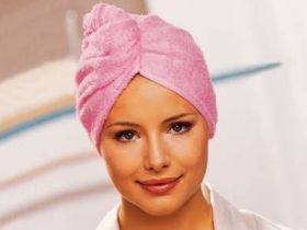 Микрофибърна кърпа за коса - абсорбира 7 пъти повече вода