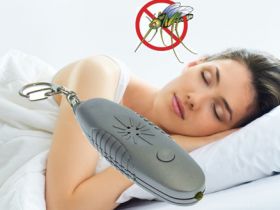Ключодържател с ултразвук против комари и Led лампичка 3 в 1