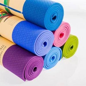 Постелка килим за йога, пилатес и аеробика