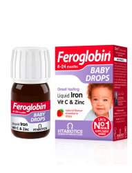 Feroglobin Baby Drops / Фероглобин Капки за бебета (4-24 месеца) , 30 ml