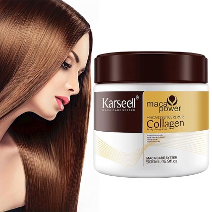 Възстановяваща маска за коса Karseell Collagen Hair Mask регенерира хидратира косата