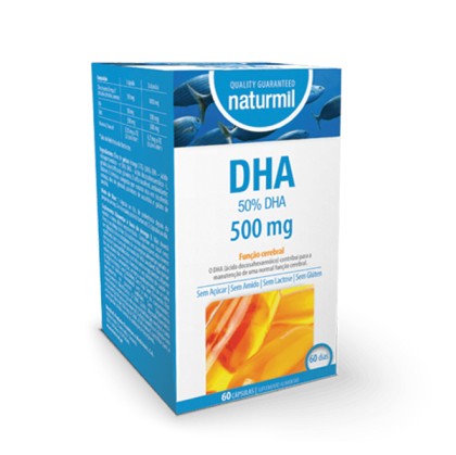 DHA 50% – Омега-3 рибено масло (10% ЕРА и 50% DHA) + натурален витамин Е, 60 капсули