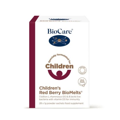 BioCare Childrens Red Berry BioMelts 28 Sachets - пробиотик за деца