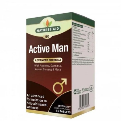 Формула за мъже (Active Man) 60 таблетки, Natures Aid