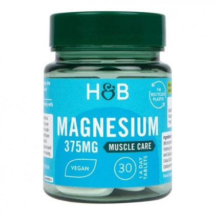 Магнезий (Magnesium) 375мг в таблетка, H&B