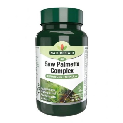 Сао Палмето Комплекс (Saw Palmetto Complex) 60 таблетки, Natures Aid