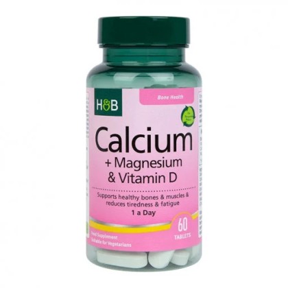 Калций магнезий и витамин Д3 Calcium, Magnesium & Vitamin D3 , H&B