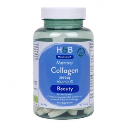 Рибен колаген (Marine Collagen with Vitamin C) 1000mg , H&B