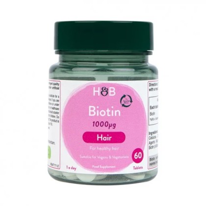 Биотин (Biotin) 1000мкг , H&B