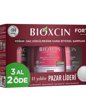 Комплект 3 опаковки Bioxcin Forte Шампоан против интензивен косопад 3x300ml