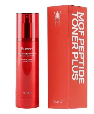 Подмладяващ тонер с пептиди и MGF комплекс от растежни фактори Bueno MGF Peptide Toner Plus