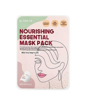 Подхранваща и ренерираща маска с 5 вида пептиди и колаген Chamos Blansen Nourishing Essential Mask Pack