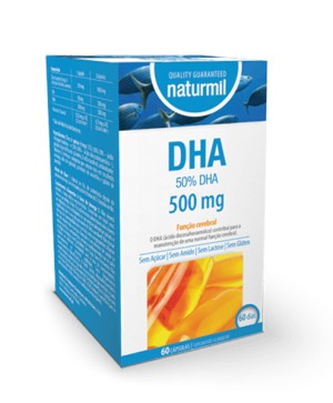 DHA 50% – Омега-3 рибено масло (10% ЕРА и 50% DHA) + натурален витамин Е, 60 капсули