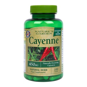 Лют кайен пипер (Cayenne) 450мг 100 капсули, H&B