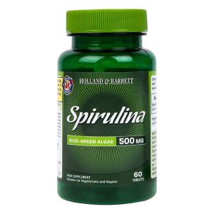 Спирулина (Spirulina) 500мг таблетки, H&B