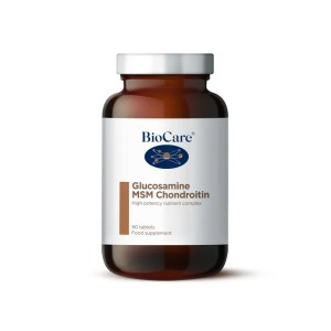 BioCare Glucosamine MSM Chondroitin 90 tabs за здрави кости и стави