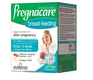 Pregnacare Breast Feeding / Прегнакеър за  Кърмещи , 56 витаминни таблетки и 28 капсули Омега 3