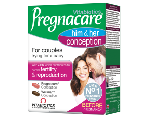 Pregnacare Conception Him&Her/ Прегнакеър Зачеване за Него и Нея , 30 таблетки +30 таблетки