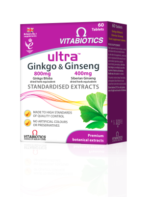 ULTRA Ginkgo & Ginseng/ Ултра Гинко и Женшен ,60 таблетки