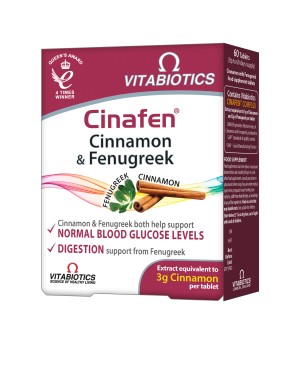 Цинафен Канела и Сминдух/ Cinafen Cinnamon and Fenugreek  , 60 таблетки