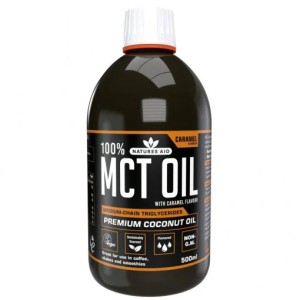 Кето MCT масло вкус карамел 500ml, Natures Aid