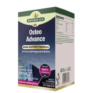 Формула за здрави кости Osteo Advance 60 таблетки, Natures Aid