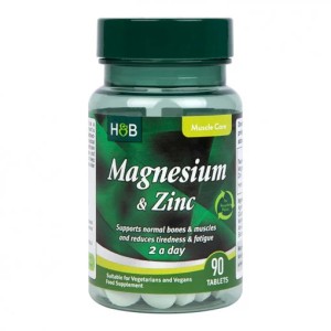 Магнезий и Цинк (Magnesium & Zinc) 90 таблетки, H&B