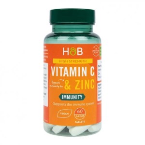 Витамин С + Цинк (Vitamin C + Zinc) 60 таблетки, H&B