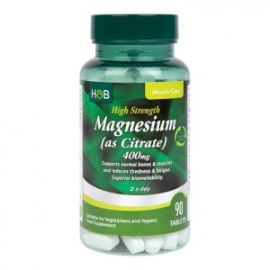 Магнезий Цитрат (Magnesium Citrate) 200мг 90 таблетки, H&B