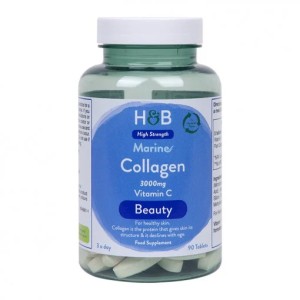 Рибен колаген (Marine Collagen with Vitamin C) 1000mg , H&B